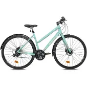 Insera Reflex 28 24-växlad hybrid- och trekkingcykel, 48 cm, turkos