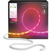 Philips Hue White and Color Gradient Flux - Förlängning ljusremsa - LED - 19.5 W - klass G - multifärgat ljus - 6500 K - vit