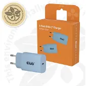 Club 3D CAC-3022 USB-laddare 30 W USB-C hane Power Delivery 3.0 Blå Inomhus USB Power Delivery (USB-PD)