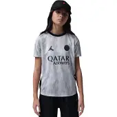 Nike Paris Saint-Germain Tränings T-Shirt Dri-FIT Academy Pro Pre Match Jordan x PSG Night Edition - Grå/Svart Barn - , storlek S: 128-137 cm