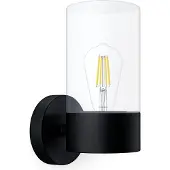 Philips Flareon vägglampa för utomhusbruk Flareon, dimbar, Svart, Aluminium / grå / zink, Modern