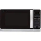 Sharp Home Appliances R-642INW Svart Kombinationsmikrovågsugn Bänkdiskmaskin 20 l 800 W