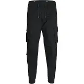 Jack & Jones Cargopants JPSTKANE NOAH CUFFED CARGO man - Svart - EU L