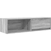 vidaXL TV-bänk grå sonoma 100x31x25,5 cm konstruerat trä