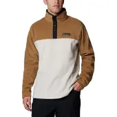 Columbia - Varumärken - Steens Mountain Half Snap II Dark Stone Delta Black för Unisex - Storlek S - Brun
