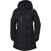 Helly Hansen för kvinnor. 53205 Adore quiltad parkas svart (L), Casual, Polyester, Lång ärm, Återvunnen polyester, Hållbar