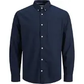 Jack & Jones Oxford Skjorta Med Långa ärmar