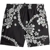 Superdry för män. M3010232A Återvunnen hawaiiansk baddräkt svart (XL), Strandkläder, Återvunnen polyester, Hållbar