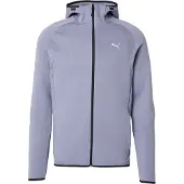 Puma Sportsweatjacka 'Evostripe' duvblå / vit
