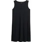 Superdry för kvinnor. W8011869A Svart ärmlös miniklänning (S), Casual, Viskos, Ärmlös / Hängselbyxor