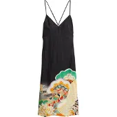 Superdry Printed Slip ärmlös Lång Klänning