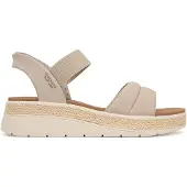 SKECHERS Platta sandaler BOBS SUN RAY kvinnor - Beige - 39