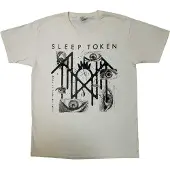 Ginza.se Sleep Token: Unisex T-Shirt/Eyes (Natural) (X-Large)