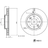 FEBI BILSTEIN Bromsskiva 196212, 1 Stycke