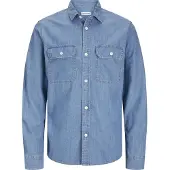 Jack & Jones Skjorta 'JJETravis' blå denim