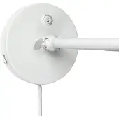 Dyberg Larsen Vägglampa Futura, Vitt / opal, Vardagsrum / matsal, Metall, Skandinavisk, Vägglampa, vägglampa inomhus