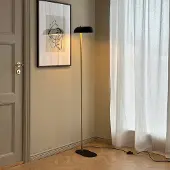 Dyberg Larsen Golvlampa , Arch, Svart, Vardagsrum, Metall, Vintage / retro
