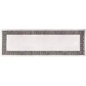 vidaXL Matta tvättbar 80x300 cm ljusbeige
