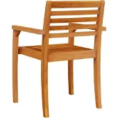 vidaXL Trädgårdsstolar 6 st 59x55x85 cm massivt akaciaträ