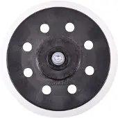 Makita - Baksida - för målarfärg - rund - grus: soft - 150 mm - för BO6030JX, BO6040