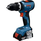Bosch Slagskruvdragare/borr GSB 18V-65; 18 V; 2x4,0 Ah batt. + tillbehör