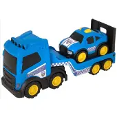 Teamsterz Chunky Trucks Polis Mega Transport med Bil
