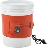 Vevor 5 gallon metalltrumvärmare 800 watt 7,75 tum Bredd86-302℉ Justerbar