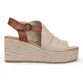 Blowfish Damer Brun Beige Wedge Slingbacks Klacksandaler - Amira