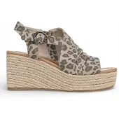 Blowfish Damer Leopardmönstrade Kilslingbacks Häl Sandaler - Amira
