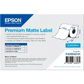 Epson Premium - Matt - permanent akrylhäftning - Rulle (10,2 cm x 60 m) 8 rulle (rullar) löpande etiketter - för ColorWorks CW-C6000Ae, CW-C6500Ae, CW-C6500Pe, TM-C7500, TM-C7500G