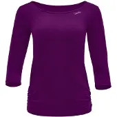 Winshape Sporttopp 'Aet139Ls' plommon / vit