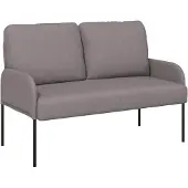 vidaXL Soffor med kudde 110cm Taupe Plywood
