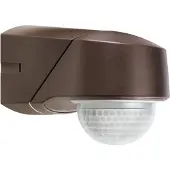 ESYLUX EM10015816 Rörelsedetektor Utanpåliggande 280 ° Brun IP54 Funktion för fast sken