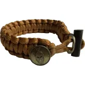 Övriga Tillverkare HLTD Paracordarmband Spartan Survival 20mm (Färg: Brun)