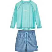 Playshoes UV-skydd 'Hai' blå / safir / opal