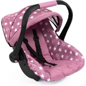 Usorteret Bayer Design Deluxe dockvagnsbilstol med solskydd, rosa