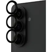 Apple Samsung Galaxy S26/S26+ Hoops linsskydd för kamera - svart