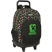 Safta Minecraft 33l 33x45x22 Cm Ryggsäck Med Hjul