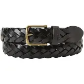 Levi's Bälte 'Leather Braid Belt' svart