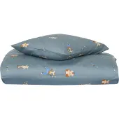 Nuuroo Baby sängkläder 70x100 cm - 100% ekologisk bomullssatin - Cirkusmotiv