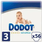Dodot Sensitive blöjor T-3 56 st