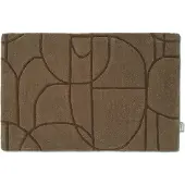 Classic collection Modern Abstract dörrmatta brun