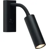 Herstal Vägglampa , Svart, Vardagsrum, Metall