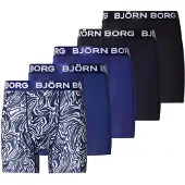 Björn Borg Sports Microfiber Boxers 5-pack Svart, XXL