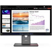 Lenovo ThinkVision P24Q-40 - LED-skärm - 24 (23.8 visbar) - 2560 x 1440 QHD @ 120 Hz - IPS - 300 cd/m² - 1500:1 - HDR10 - 4 ms - HDMI, DisplayPort - korpsvart
