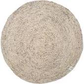 Classic collection Merino matta rund natural beige