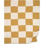 Classic collection Square pläd gul