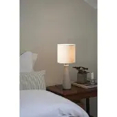 Markslöjd Bordslampa , Beige, Vardagsrum, Tyg / textil