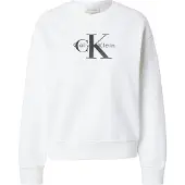Calvin Klein Jeans Sweatshirt svart / vit