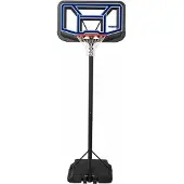 Colorbaby Livslång Bärbar Polykarbonat Basketkorg Höjdjusterbar 230-305 Cm